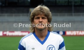 28.06.88 Karlsruher SC Fototermin Saison 1988/1989