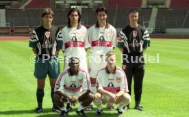 08.07.97 VfB Stuttgart Fototermin Saison 1997/1998