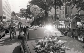 17.05.1992 VfB Stuttgart Meisterschaft Autokorso