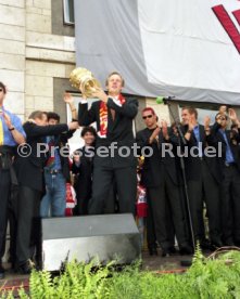 15.06.97 VfB Stuttgart Empfang am Rathaus DFB-Pokal Sieg 1997