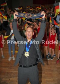 Empfang Ringer Weltmeister Frank St&auml;bler TSV Musberg
