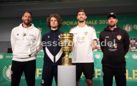 23.05.25 VfB Stuttgart Pressekonferenz DFB-Pokal Finale 2025 Berlin