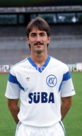 28.06.88 Karlsruher SC Fototermin Saison 1988/1989