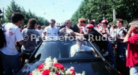 17.05.1992 VfB Stuttgart Meisterschaft Autokorso