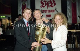 14.06.97 VfB Stuttgart Party DFB-Pokal Sieg 1997