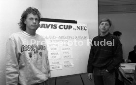10.03.85 Tennis Davis Cup Deutschland - Spanien<