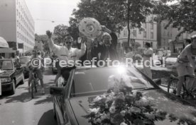17.05.1992 VfB Stuttgart Meisterschaft Autokorso