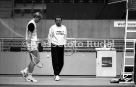 10.03.85 Tennis Davis Cup Deutschland - Spanien<