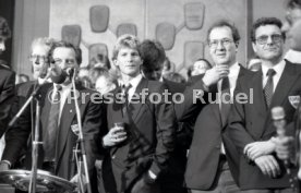 26.05.1984 VfB Stuttgart Meisterschaft 1984 Empfang Rathaus