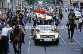26.05.1984 VfB Stuttgart Meisterschaft 1984 Autokorso Bad Cannstatt