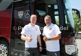 VfB Stuttgart Vorstellung Neuer Mannschaftsbus