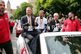 25.05.25 VfB Stuttgart Feier und Autokorso DFB-Pokal Sieg Stuttgart Schlossplatz