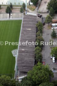 Stuttgarter Kickers Gazi Stadion Trib&uuml;ne Dach