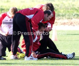 VfB Stuttgart Trainingslager 2000 Portugal Ralf Rangnick Foto Rudel