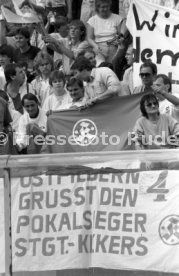 DFB-Pokal Finale 1987 Hamburger SV - Stuttgarter Kickers