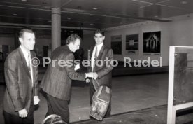 15.09.92 Ankunft Leeds United Flughafen Stuttgart