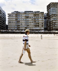 19.06.82 WM 1982 DFB Spieler am Strand
