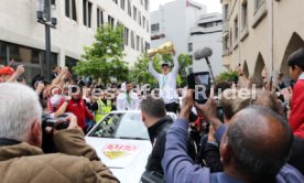 25.05.25 VfB Stuttgart Feier und Autokorso DFB-Pokal Sieg Stuttgart Schlossplatz