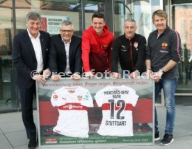 VfB Stuttgart Pressekonferenz fairplay Aktion