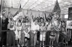 16.05.1992 VfB Stuttgart Meisterschaft Empfang Flughafen