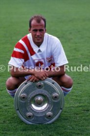 10.07.1992 VfB Stuttgart Fototermin Meisterschaft