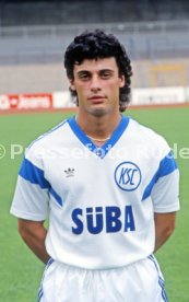 28.06.88 Karlsruher SC Fototermin Saison 1988/1989