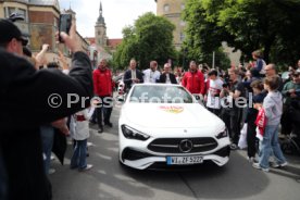 25.05.25 VfB Stuttgart Feier und Autokorso DFB-Pokal Sieg Stuttgart Schlossplatz