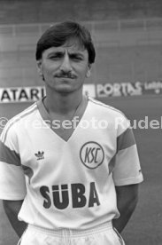 28.06.88 Karlsruher SC Fototermin Saison 1988/1989