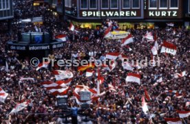 26.05.1984 VfB Stuttgart Meisterschaft 1984 Empfang Rathaus
