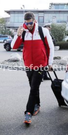VfB Stuttgart Abflug Kurztrainingslager Mallorca am Flughafen Stuttgart