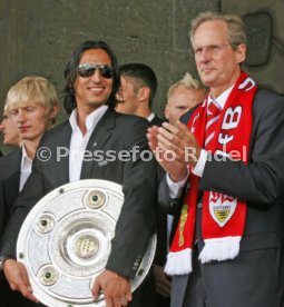 27.05.07 VfB Stuttgart Meisterschaft 2007 Empfang Rathaus Stuttgart