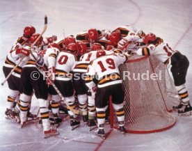 Olympia 1976 Eishockey Polen - BR Deutschland