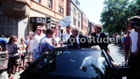 17.05.1992 VfB Stuttgart Meisterschaft Autokorso