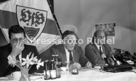 16.01.90 VfB Stuttgart PK Vorstellung Manager Hoene&szlig;