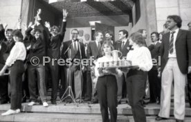 26.05.1984 VfB Stuttgart Meisterschaft 1984 Empfang Rathaus