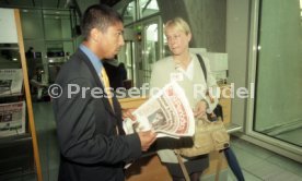 13.06.97 VfB Stuttgart Abflug Berlin DFB-Pokal Finale 1997