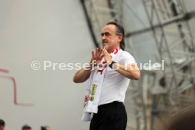 25.05.25 VfB Stuttgart Feier und Autokorso DFB-Pokal Sieg Stuttgart Schlossplatz