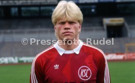 28.06.88 Karlsruher SC Fototermin Saison 1988/1989