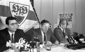 16.01.90 VfB Stuttgart PK Vorstellung Manager Hoene&szlig;