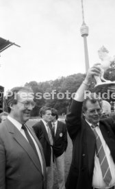 21.06.87 Stuttgarter Kickers Empfang DFB-Pokal Finale 1987