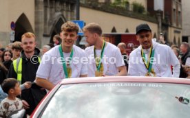 25.05.25 VfB Stuttgart Feier und Autokorso DFB-Pokal Sieg Stuttgart Schlossplatz