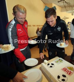 VfB Stuttgart Besuch Kindernachsorge Klinik Tannheim