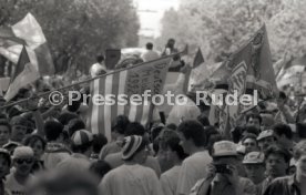 17.05.1992 VfB Stuttgart Meisterschaft Autokorso